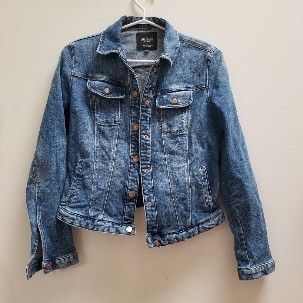 Zara Trafaluc denim jacket small